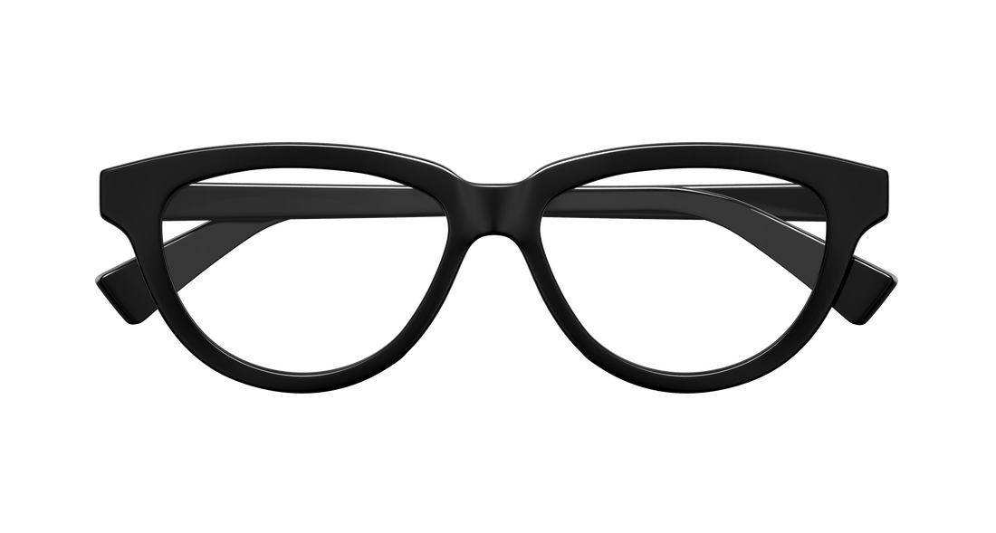 Occhiali da vista bottega veneta bv1366o 001 negro cat eye femenino taglia 53mm - Vista dettagliata