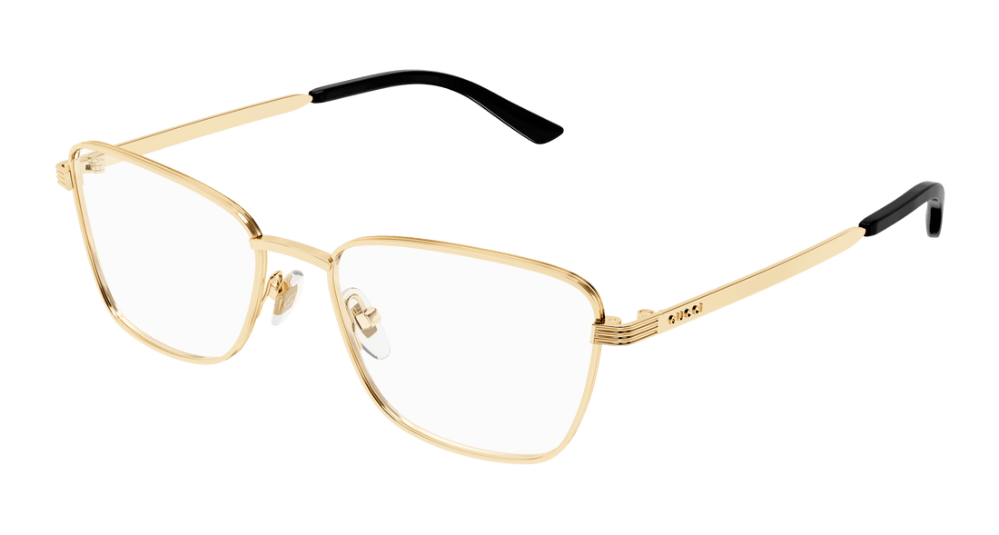 Óculos graduados gucci gg1880o 001 dorado cat eye femenino tamanho 53mm - Vista principal