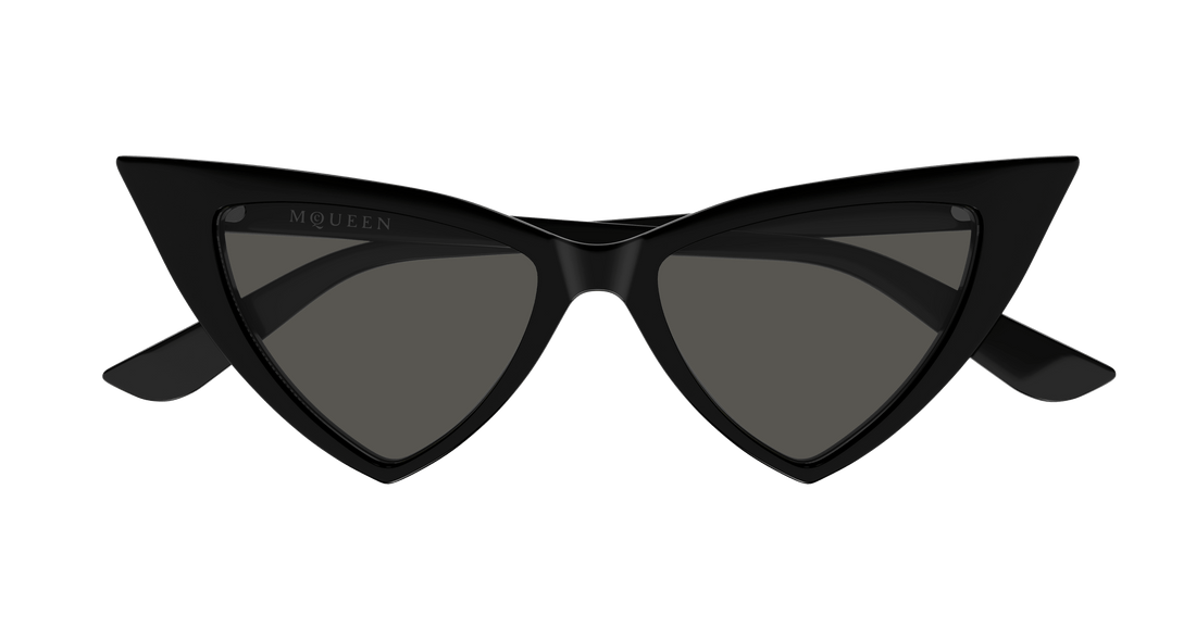Solglasögon alexander mcqueen am0518s 002 negro cat eye femenino storlek 52mm - Detaljvy