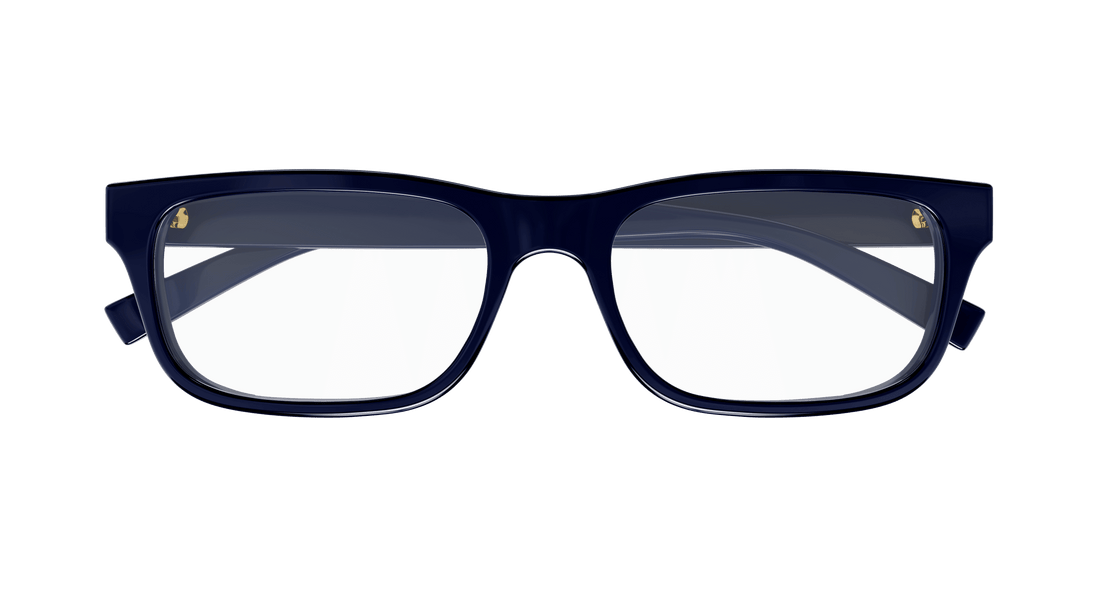 Prescription glasses gucci gg1858o 003 azul square masculino size 56mm - Detailed view