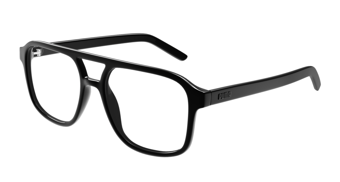 Prescription glasses puma pu0495o 001 negro pilot masculino size 56mm - Main view