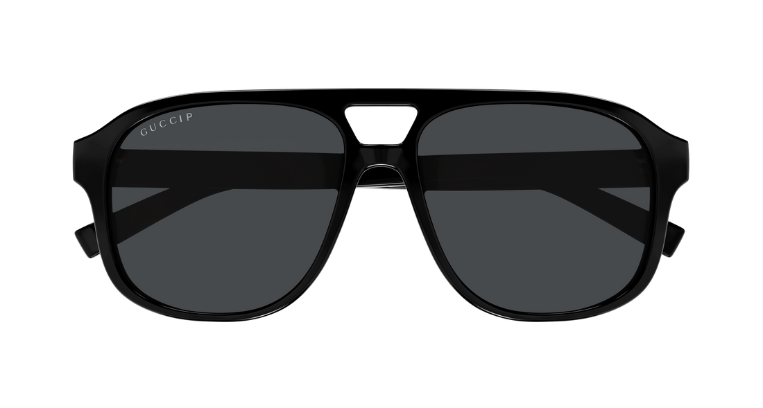Occhiali da sole gucci gg1856s 005 negro pilot masculino taglia 57mm - Vista dettagliata