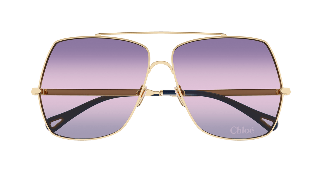 Occhiali da sole chloé ch0278s 005 dorado square femenino taglia 62mm - Vista dettagliata
