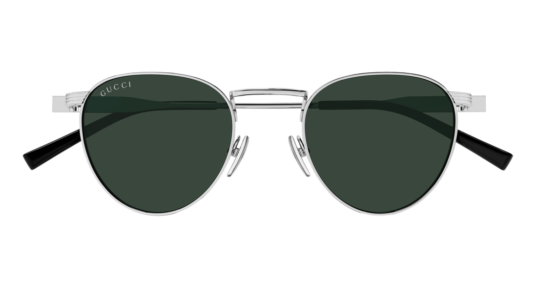 Sunglasses gucci gg1875s 002 plateado round masculino size 48mm - Detailed view