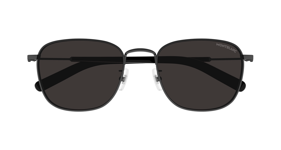 Occhiali da sole montblanc mb0392sa 001 negro square masculino taglia 55mm - Vista dettagliata
