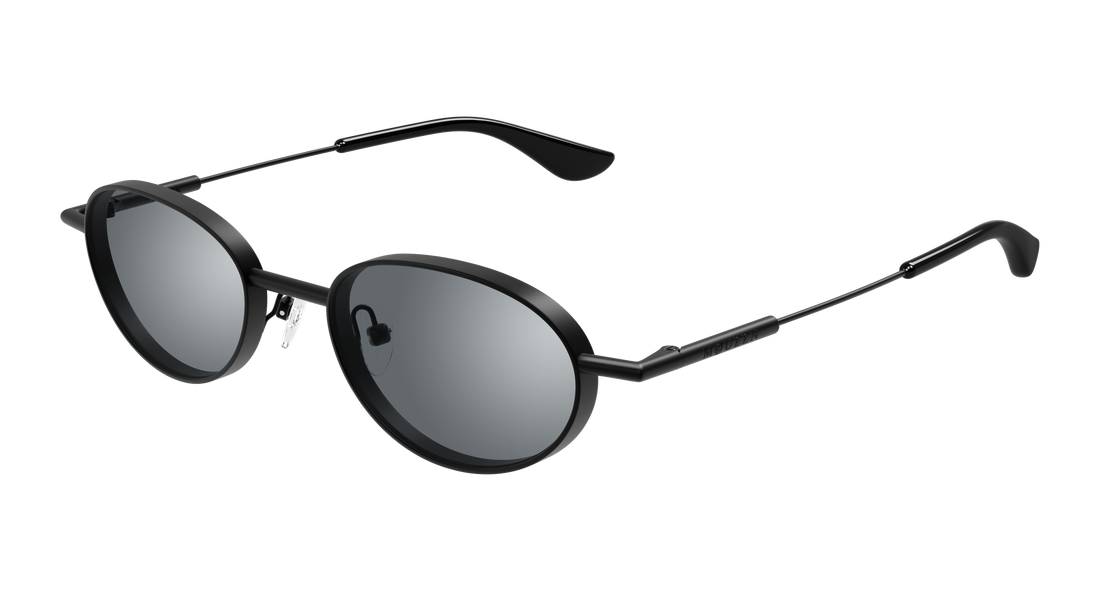 Solglasögon alexander mcqueen am0523s 004 negro round/oval/panthos unisex storlek 50mm - Huvudvy