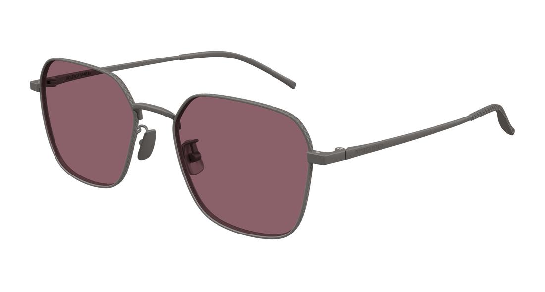 Sonnenbrillen bottega veneta bv1422sa 003 plateado round/oval/panthos unisex größe 55mm - Hauptansicht