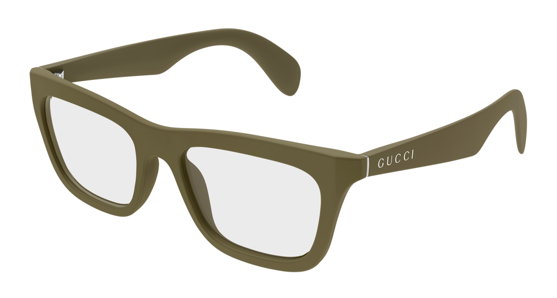 Occhiali da vista gucci gg1933o 004 verde rectangular / squared masculino taglia 53mm - Vista principale