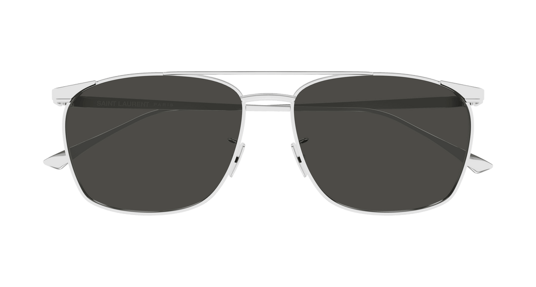 Occhiali da sole saint laurent sl 796 vincent 002 plateado pilot masculino taglia 57mm - Vista dettagliata