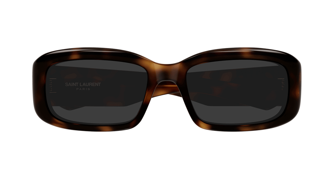 Occhiali da sole saint laurent sl 809 003 havana square unisex taglia 55mm - Vista dettagliata
