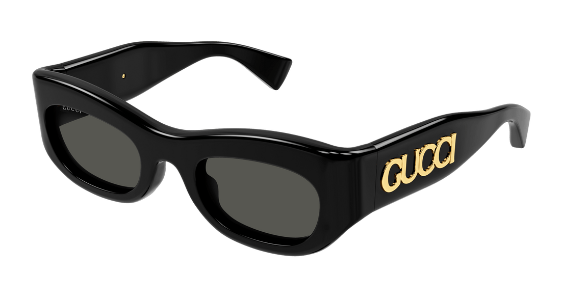 Sunglasses gucci gg1809s 001 negro cat eye femenino size 51mm - Main view