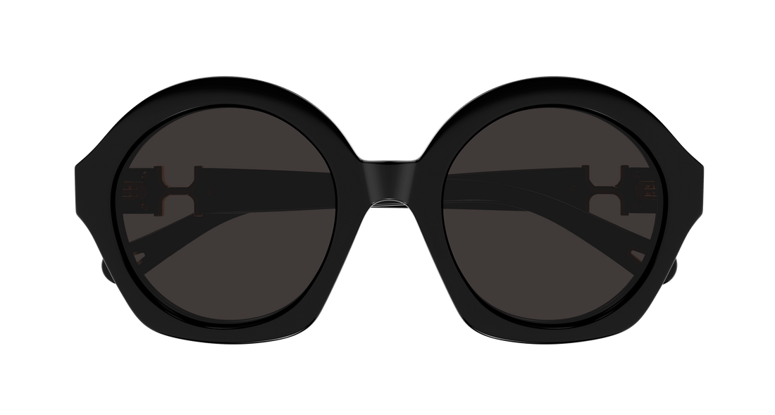 Solglasögon chloé ch0302s 001 negro round femenino storlek 53mm - Detaljvy