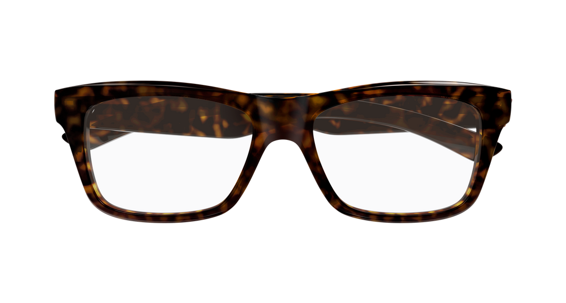 Occhiali da vista balenciaga bb0426o 002 havana rectangular / squared masculino taglia 56mm - Vista dettagliata