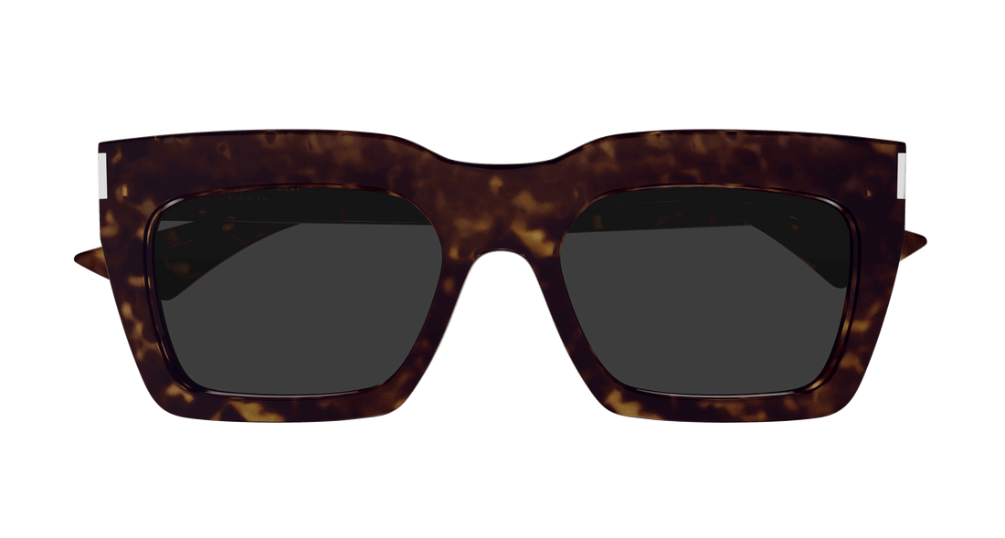 Occhiali da sole saint laurent sl 810 002 havana square unisex taglia 55mm - Vista dettagliata