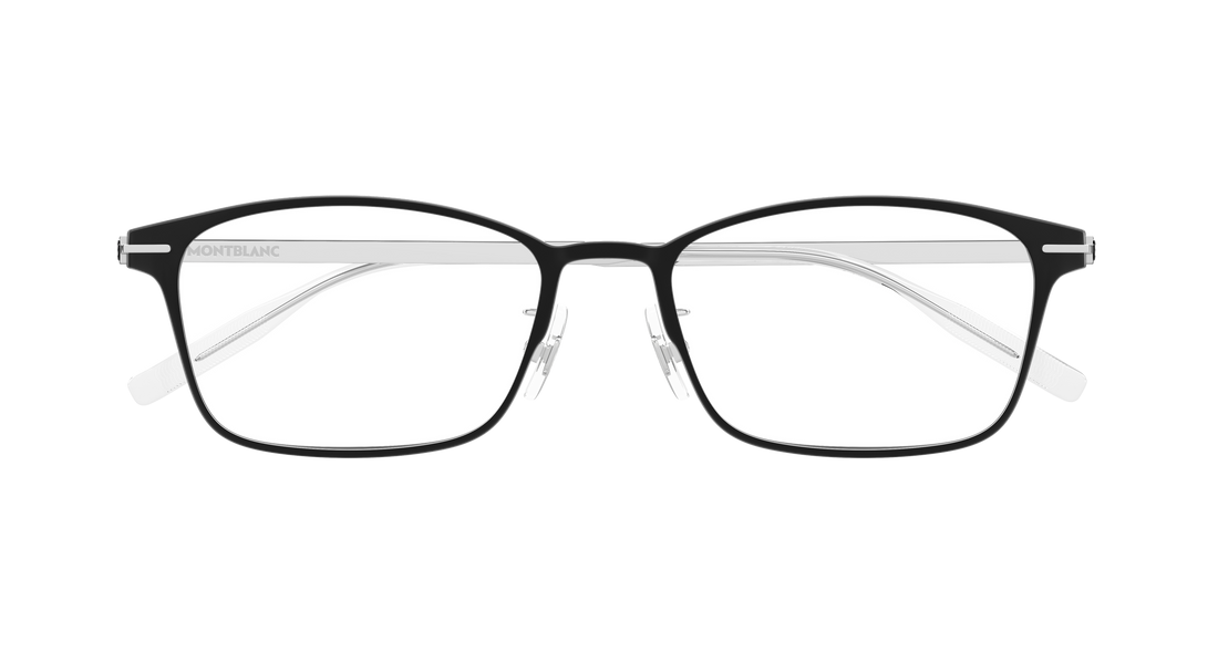 Glasögon montblanc mb0449oj 002 negro rectangular / squared masculino storlek 54mm - Detaljvy