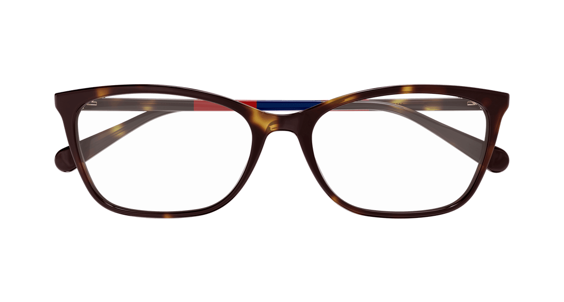Occhiali da vista gucci gg1930o 004 havana square femenino taglia 55mm - Vista dettagliata