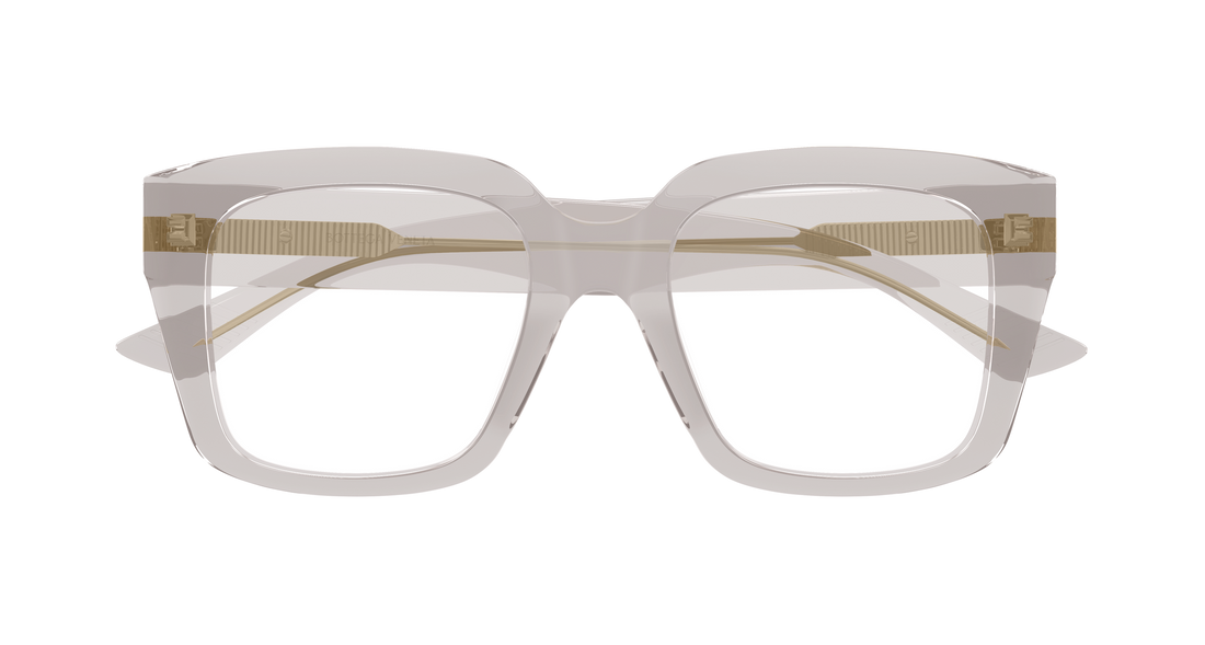 Gafas graduadas bottega veneta bv1409o 004 gris rectangular / squared femenino talla 51mm - Vista de detalle