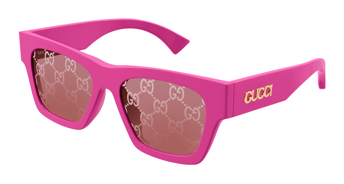 Sunglasses gucci gg1835s 004 rosa square femenino size 52mm - Main view