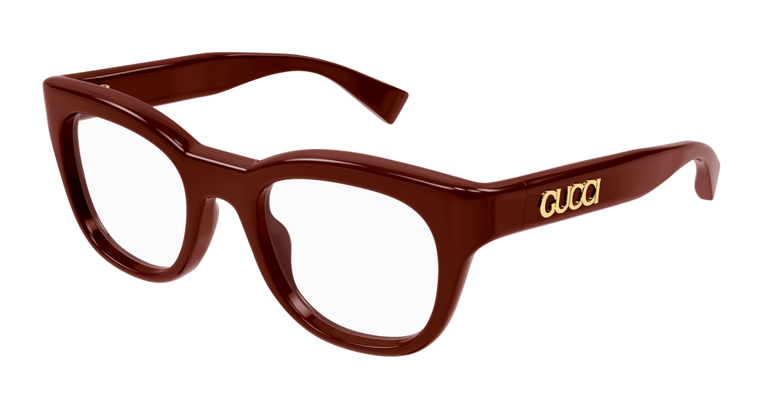 Óculos graduados gucci gg1812o 003 burdeos square masculino tamanho 51mm - Vista principal