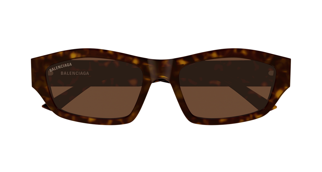 Sunglasses balenciaga bb0448sk 002 havana geometric unisex size 57mm - Detailed view