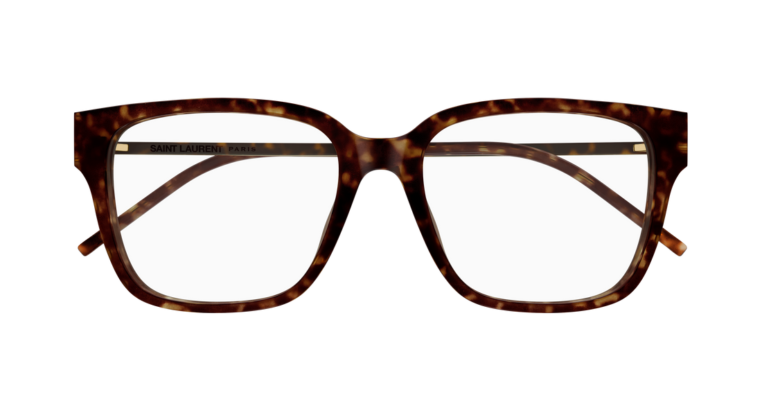 Gafas graduadas saint laurent sl m48o_a/fn 003 havana rectangular / squared femenino talla 54mm - Vista de detalle