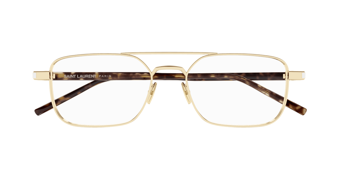 Occhiali da vista saint laurent sl 780 002 dorado square masculino taglia 52mm - Vista dettagliata