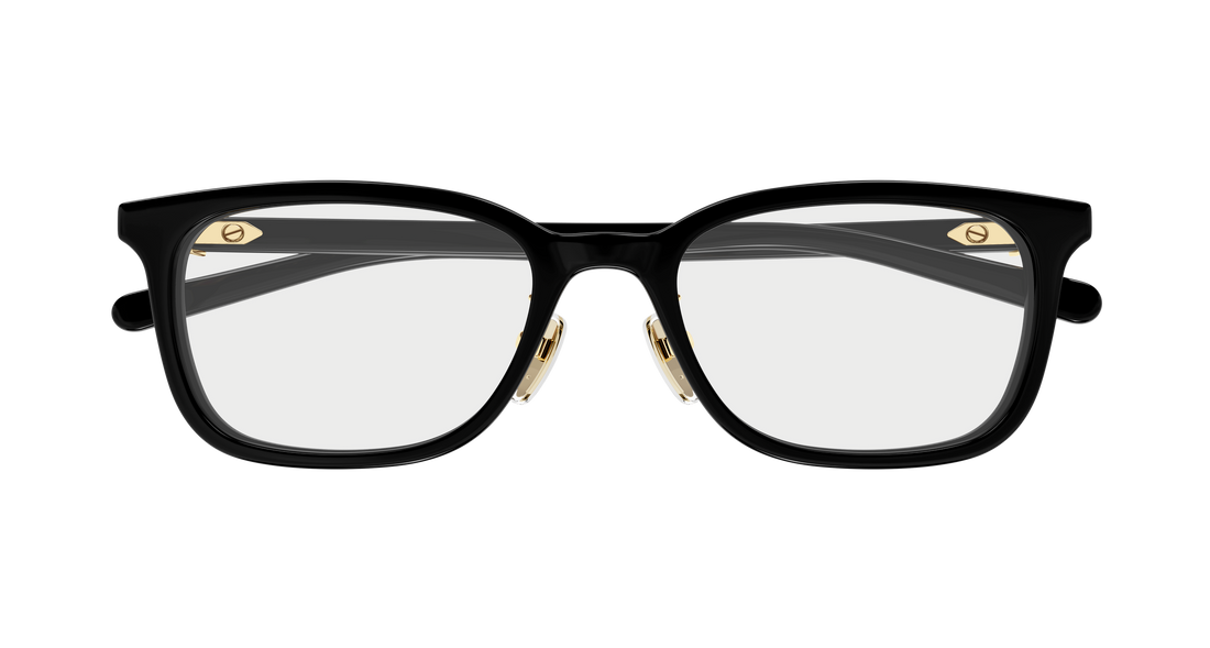 Prescription glasses gucci gg2002oj 001 negro rectangular / squared masculino size 53mm - Detailed view