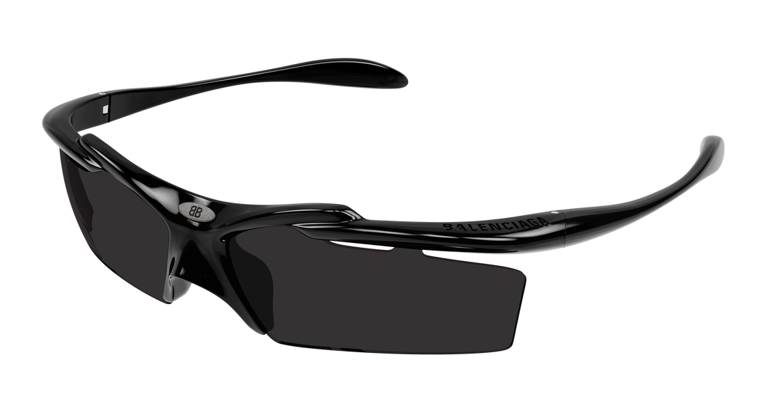 Lunettes de soleil balenciaga bb0420s 001 negro geometric unisex taille 74mm - Vue principale