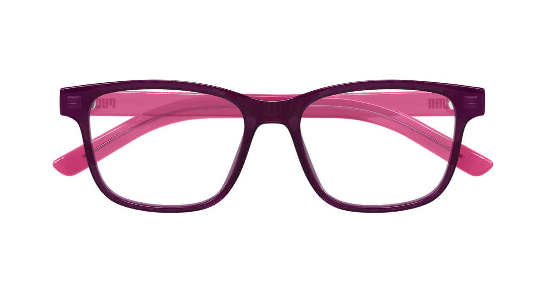 Gafas graduadas puma pj0085o 009 burdeos rectangular / squared infantil talla 50mm - Vista de detalle