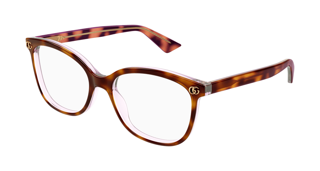 Occhiali da vista gucci gg1816o 008 havana square femenino taglia 54mm - Vista principale