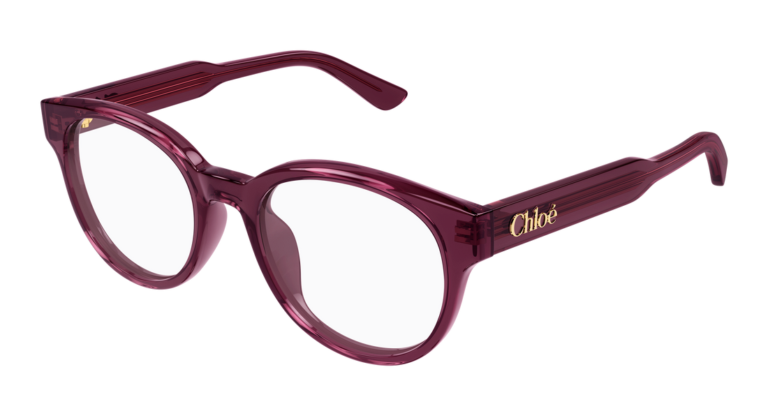 Occhiali da vista chloé ch0343oa 005 burdeos round/oval/panthos femenino taglia 52mm - Vista principale