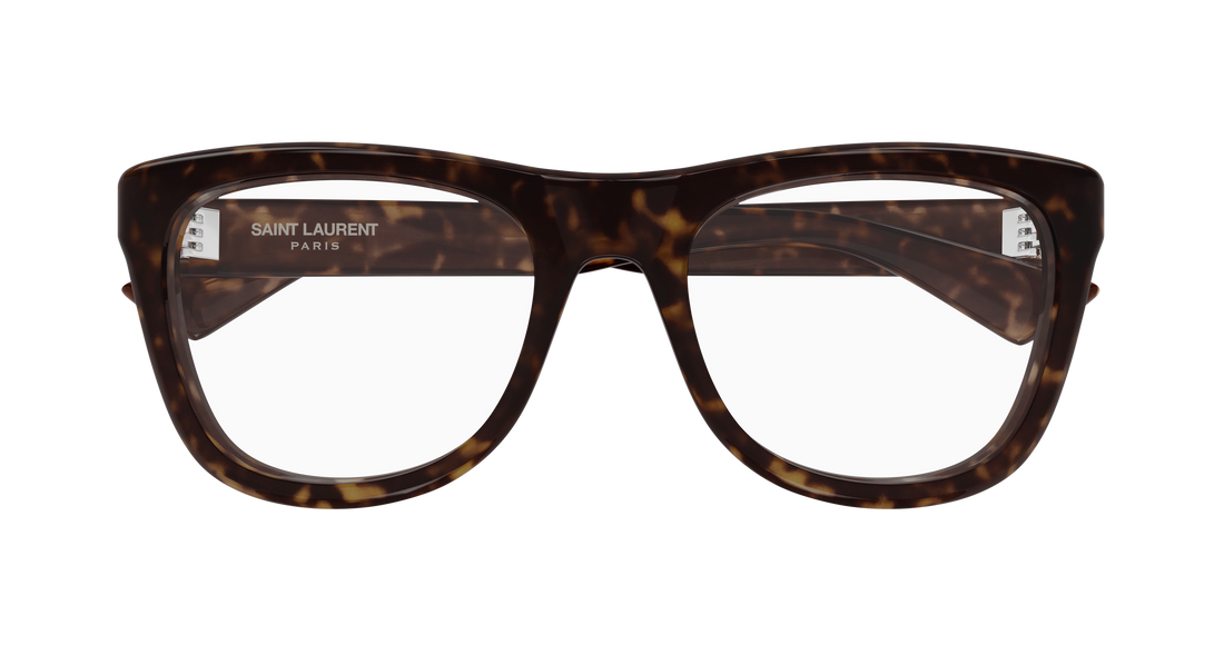Briller saint laurent sl 816 opt 002 havana cat eye femenino størrelse 54mm - Detaljeret visning