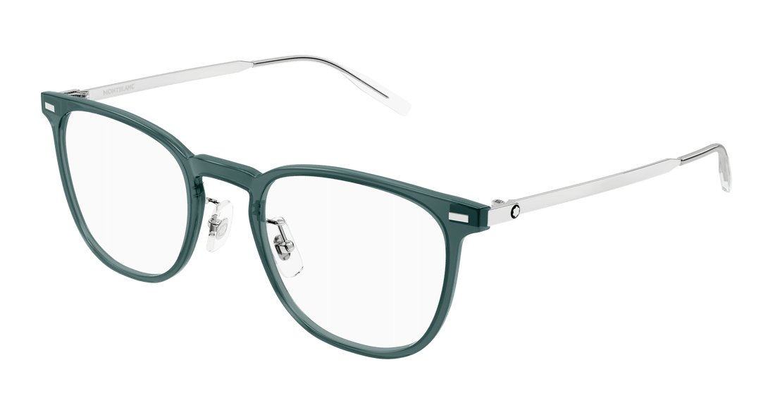 Occhiali da vista montblanc mb0393on 004 gris square masculino taglia 51mm - Vista principale