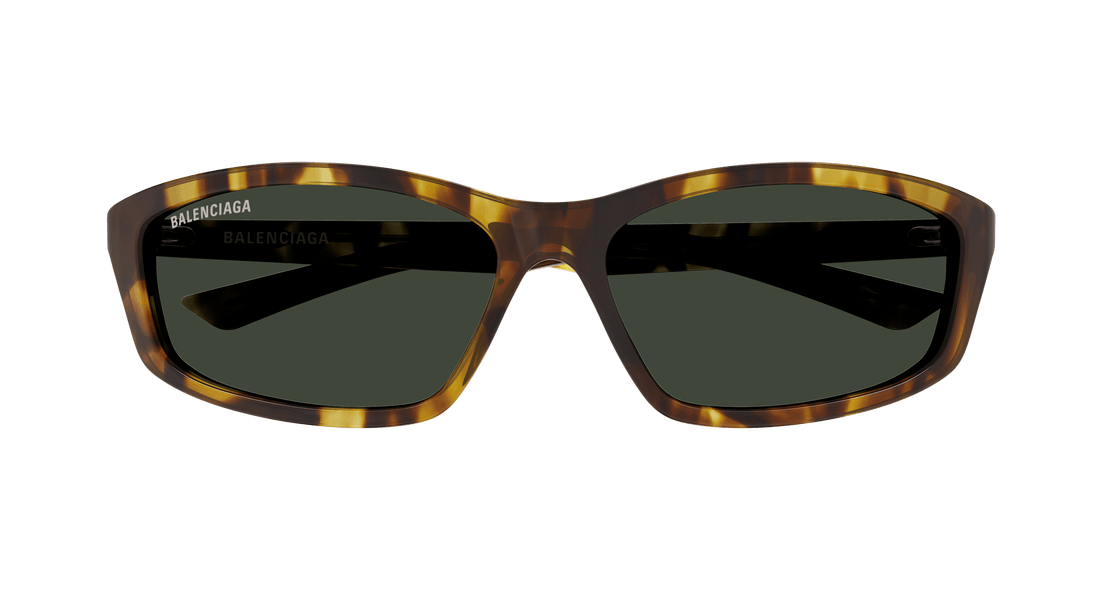 Lunettes de soleil balenciaga bb0401s 003 havana square unisex taille 60mm - Vue détaillée