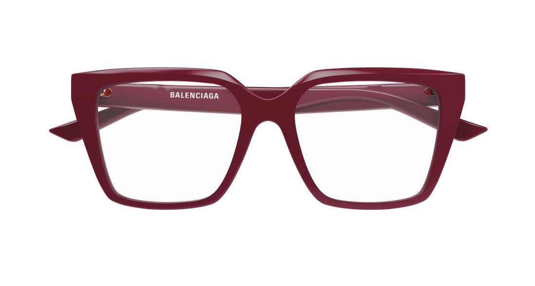 Occhiali da vista balenciaga bb0130o 012 rojo square femenino taglia 53mm - Vista dettagliata