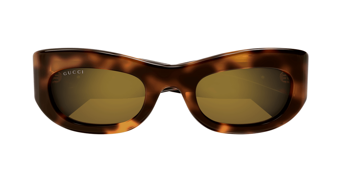 Sunglasses gucci gg1809s 003 havana cat eye femenino size 51mm - Detailed view
