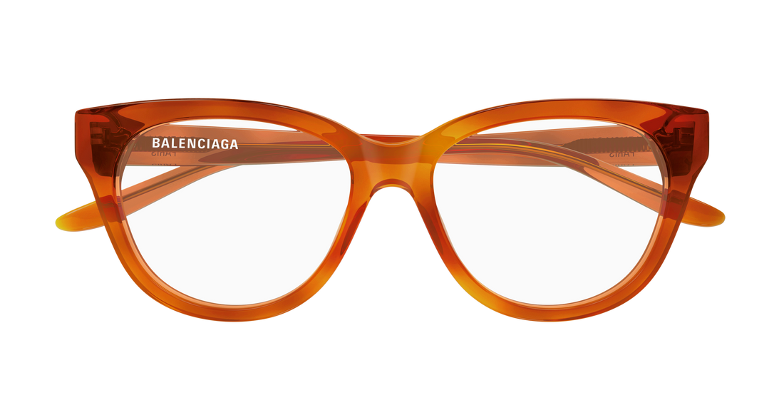 Occhiali da vista balenciaga bb0441o 003 havana butterfly femenino taglia 53mm - Vista dettagliata