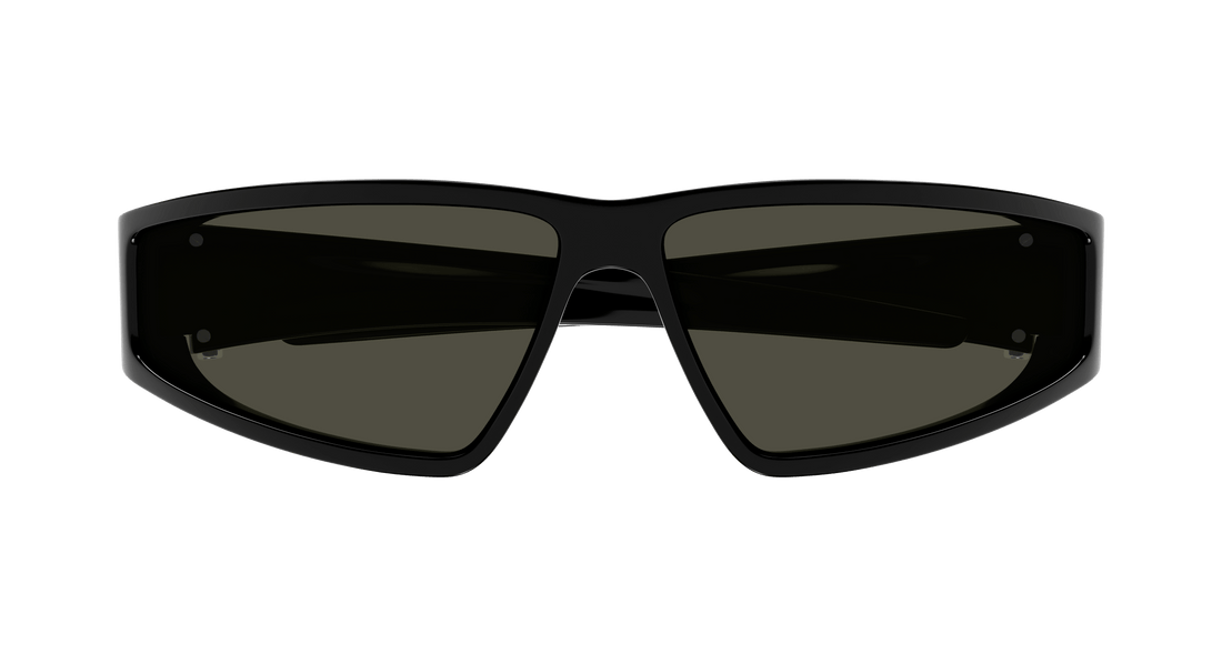 Solglasögon alexander mcqueen am0490s 001 negro geometric unisex storlek 69mm - Detaljvy