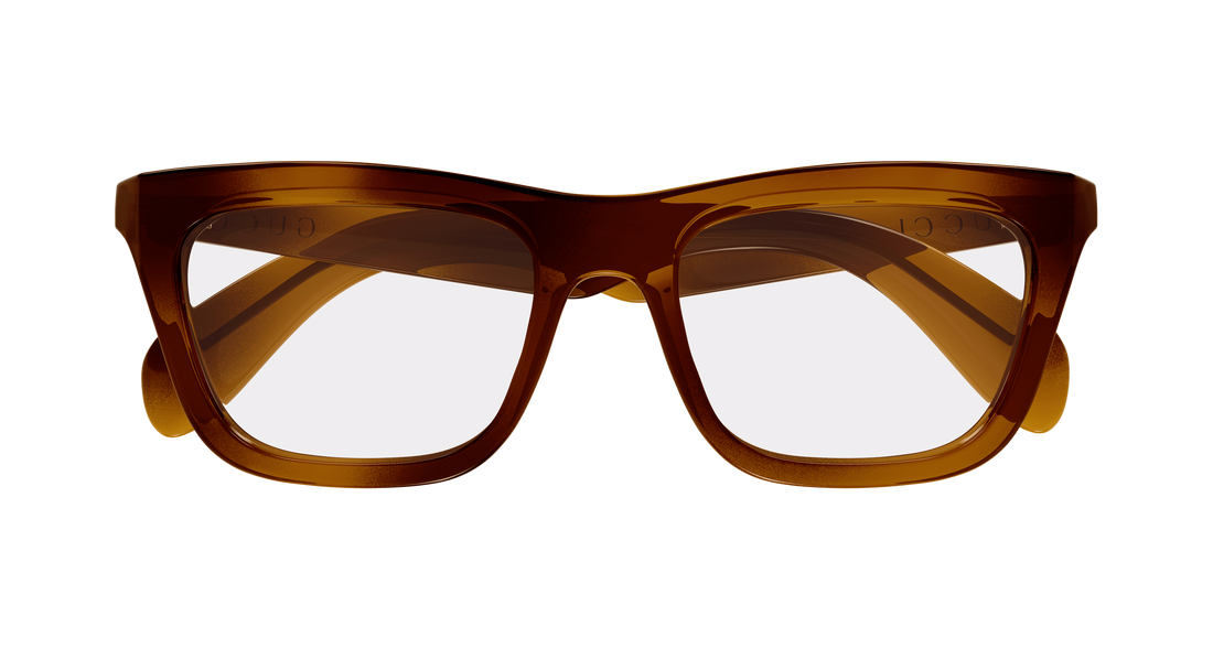 Brillen gucci gg1933o 002 havana rectangular / squared masculino größe 53mm - Detailansicht