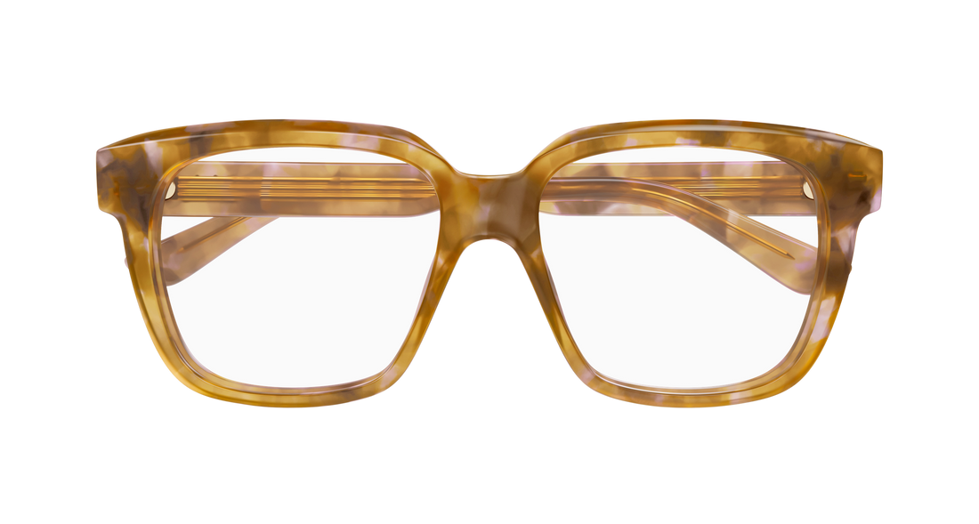 Briller chloé ch0340o 010 havana geometric femenino størrelse 55mm - Detaljeret visning