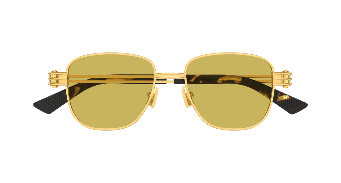 Sonnenbrillen bottega veneta bv1380s 002 dorado square unisex größe 51mm - Detailansicht