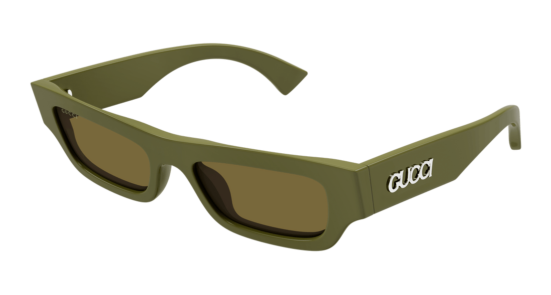 Occhiali da sole gucci gg1839s 004 verde square masculino taglia 52mm - Vista principale
