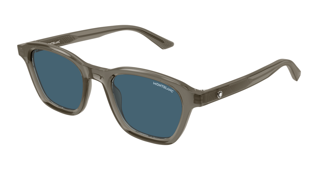 Occhiali da sole montblanc mb0384s 003 gris round masculino taglia 50mm - Vista principale