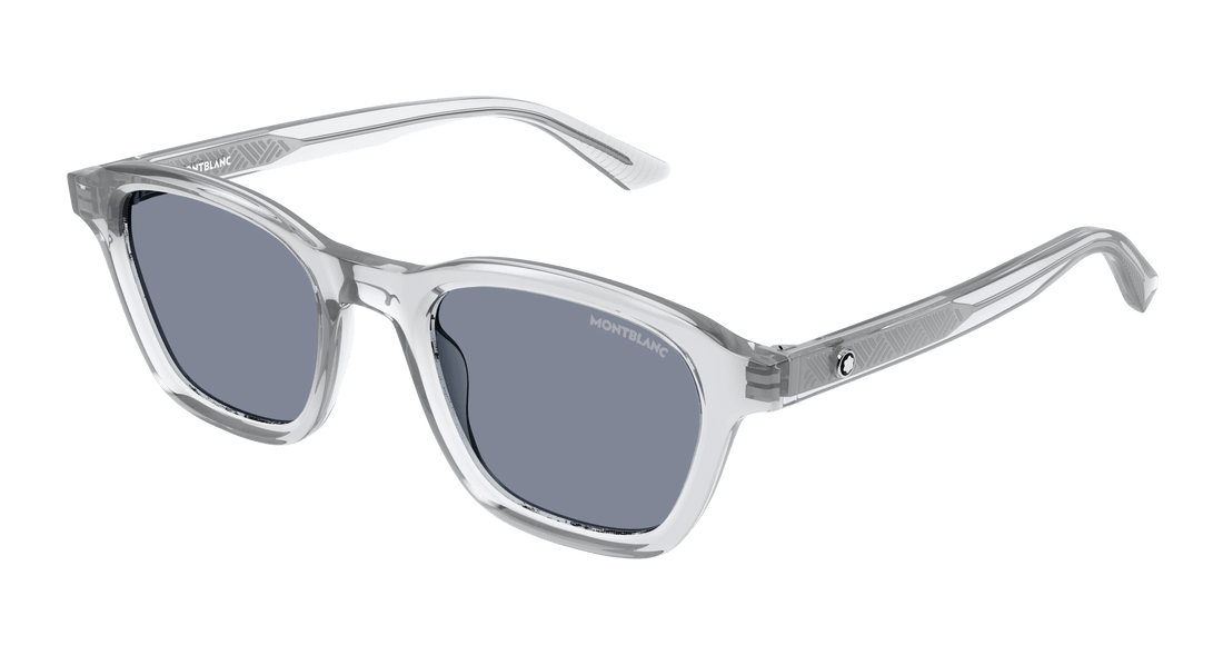 Occhiali da sole montblanc mb0384s 004 gris round masculino taglia 50mm - Vista principale