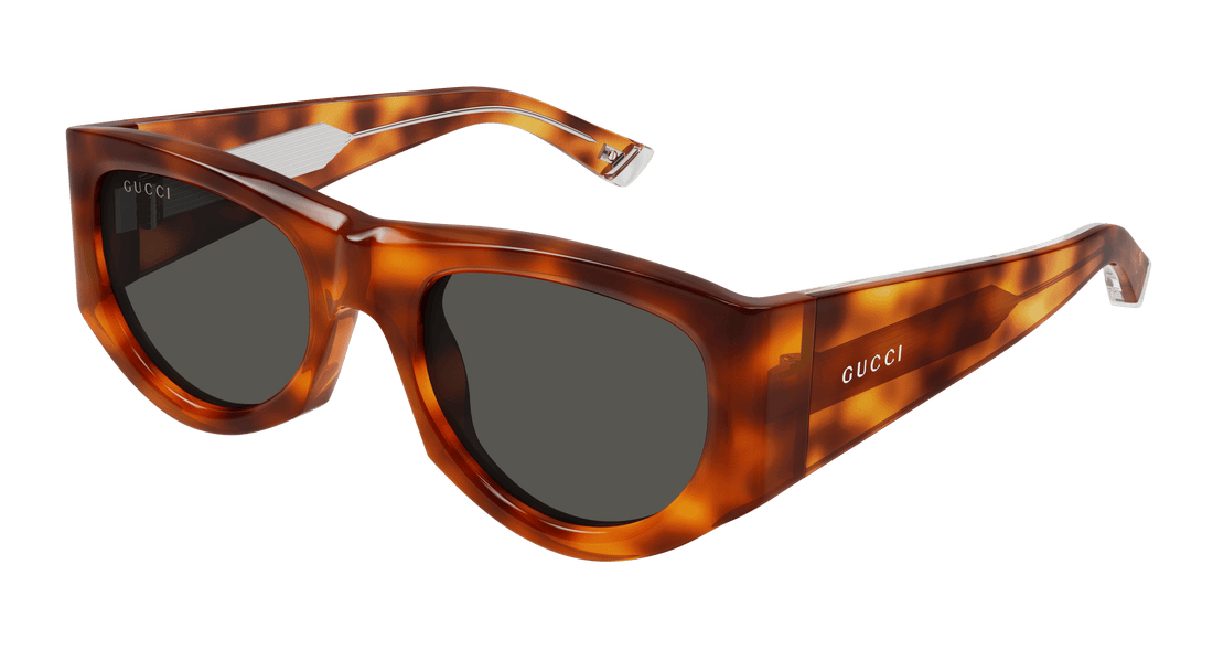 Óculos de sol gucci gg1917s 006 havana square femenino tamanho 53mm - Vista principal