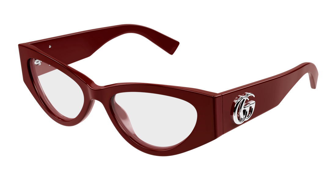 Occhiali da vista gucci gg1953o 003 burdeos cat eye femenino taglia 52mm - Vista principale