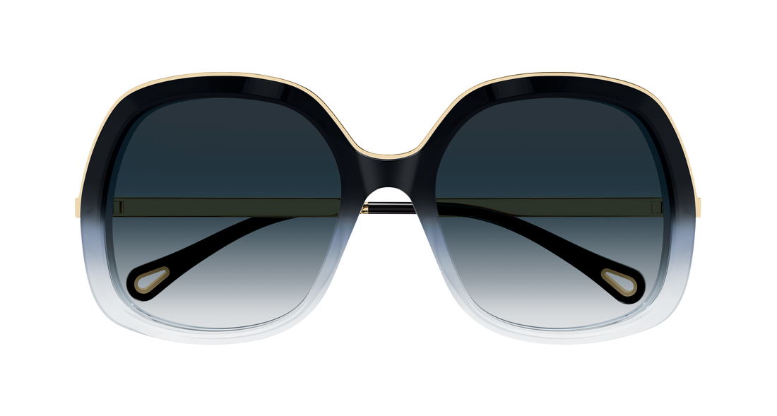 Occhiali da sole chloé ch0327s 005 gris rectangular / squared femenino taglia 56mm - Vista dettagliata