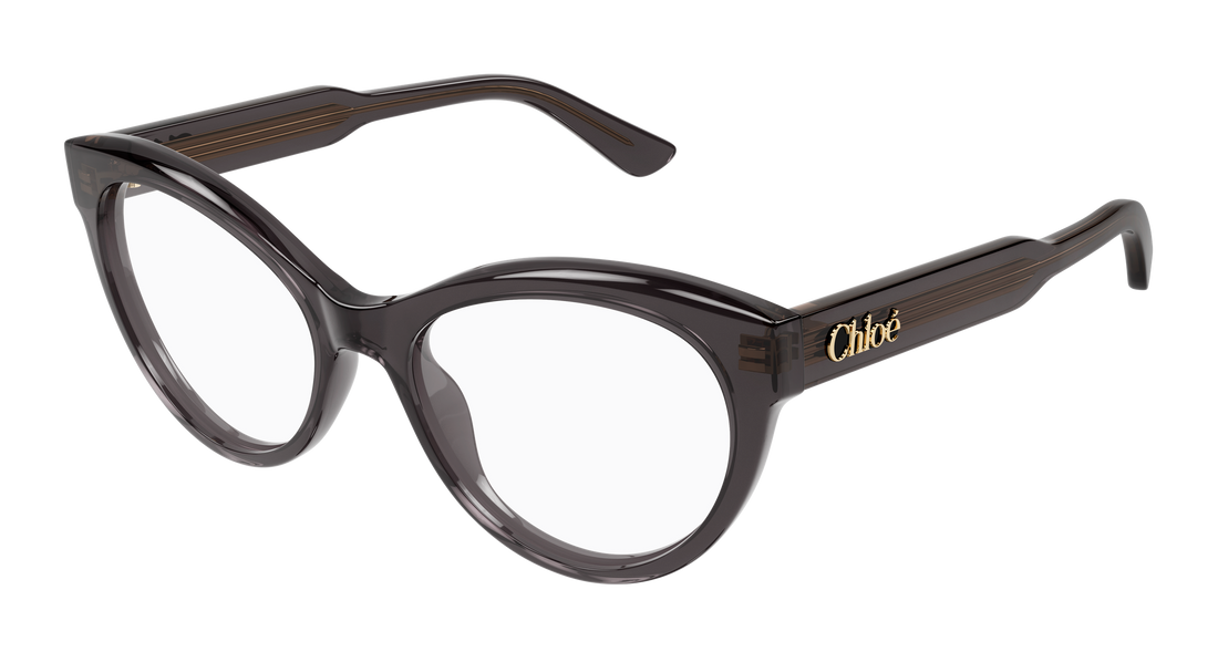 Briller chloé ch0342o 006 gris cat eye femenino størrelse 54mm - Hovedvisning