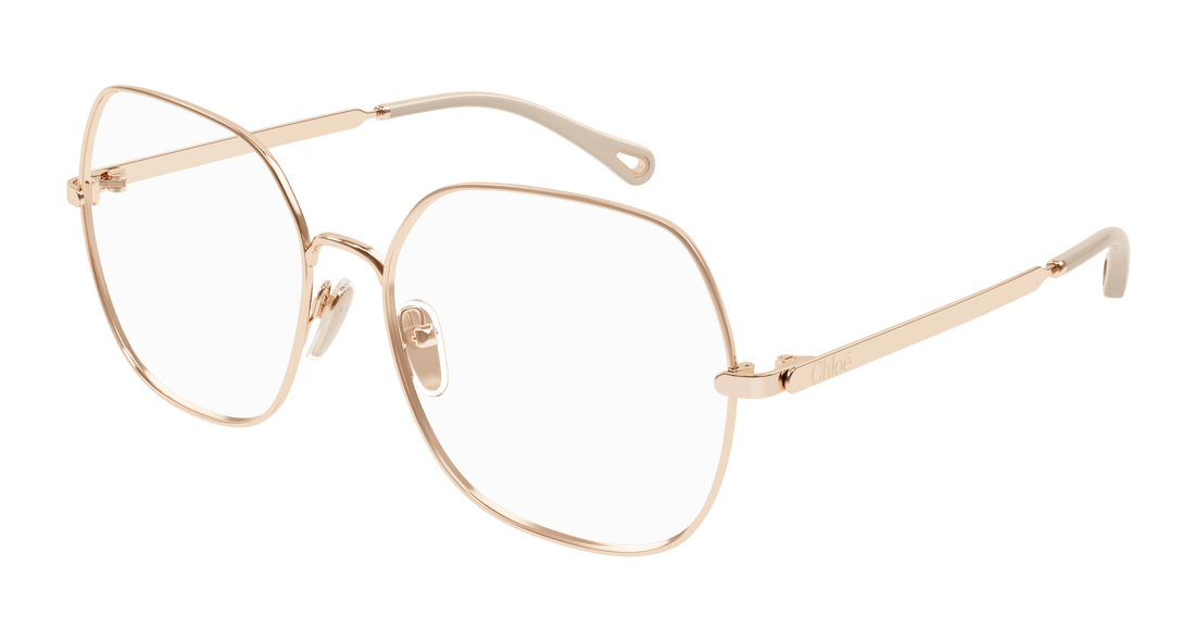 Occhiali da vista chloé ch0284o 002 dorado square femenino taglia 57mm - Vista principale