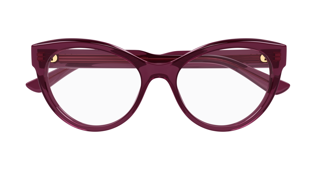 Briller chloé ch0342o 005 burdeos cat eye femenino størrelse 52mm - Detaljeret visning